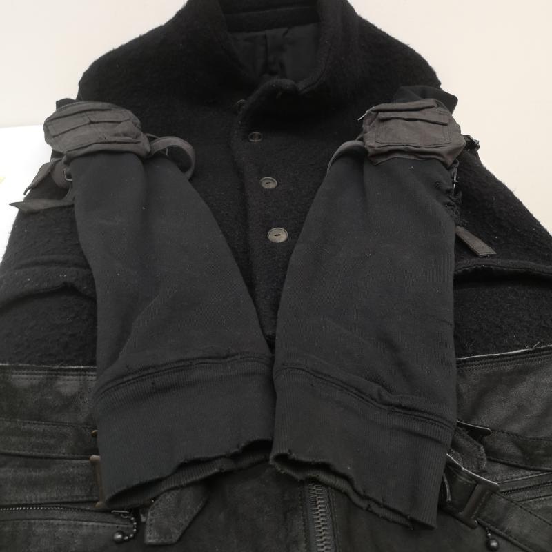 ナンバーナイン NUMBER (N)INE ジャケット、上着 ジャンパー、ブルゾン 05AW HIGH STREET期 ハイストリート期 ドッキング 再構築 ジャケット 5 黒 / ブラック / black メンズ USED 古着 中古 50163490