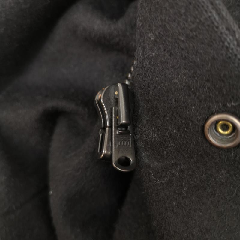 ナンバーナイン NUMBER (N)INE コート コート一般 06AW Noir期 ジレ レイヤード クローバー エルボーパッチ モッズコート F06-NJ042 3 黒 / ブラック / black メンズ USED 古着 中古 50163491