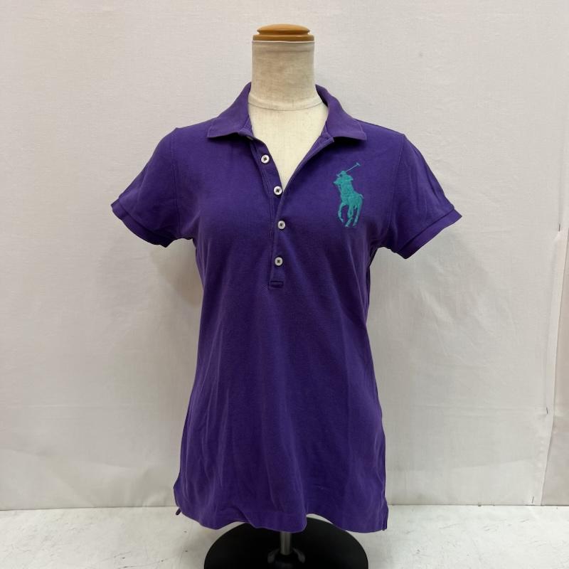 ラルフローレン RALPHLAUREN ポロシャツ 半袖 ビッグポニー スキニー ポロシャツ y2k S 紫 / パープル / purple レディース USED 古着 中古 50163493