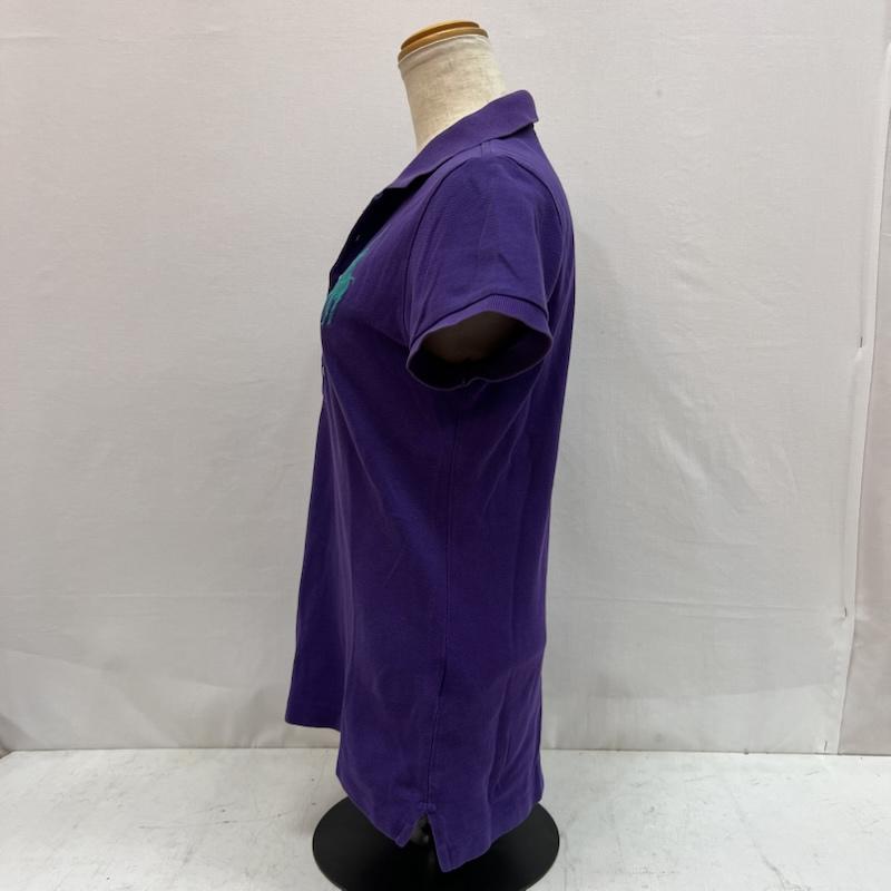 ラルフローレン RALPHLAUREN ポロシャツ 半袖 ビッグポニー スキニー ポロシャツ y2k S 紫 / パープル / purple レディース USED 古着 中古 50163493