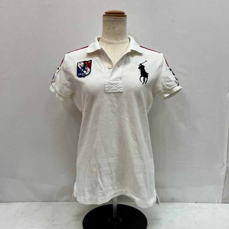 ラルフローレン RALPHLAUREN ポロシャツ 半袖 ビッグポニー スキニー ポロシャツ ナンバリング y2k L 白 / ホワイト / white レディース USED 古着 中古 50163494