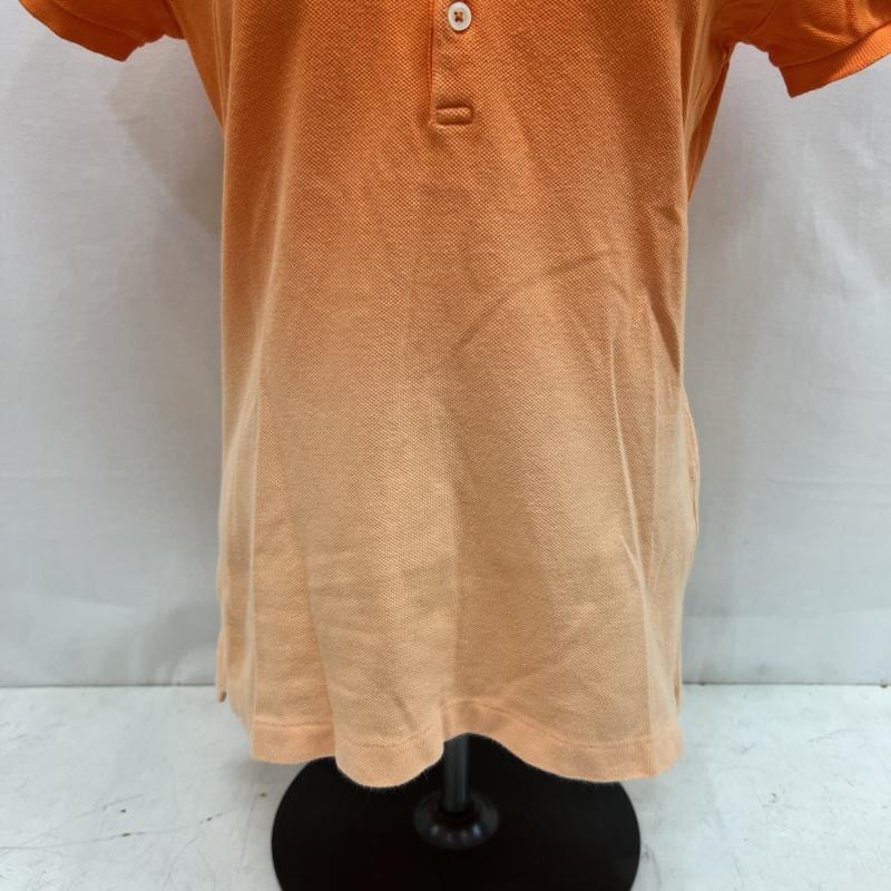 ラルフローレン RALPHLAUREN ポロシャツ 半袖 ビッグポニー グラデーション スキニー ポロシャツ y2k L 橙 / オレンジ / orange レディース USED 古着 中古 50163495