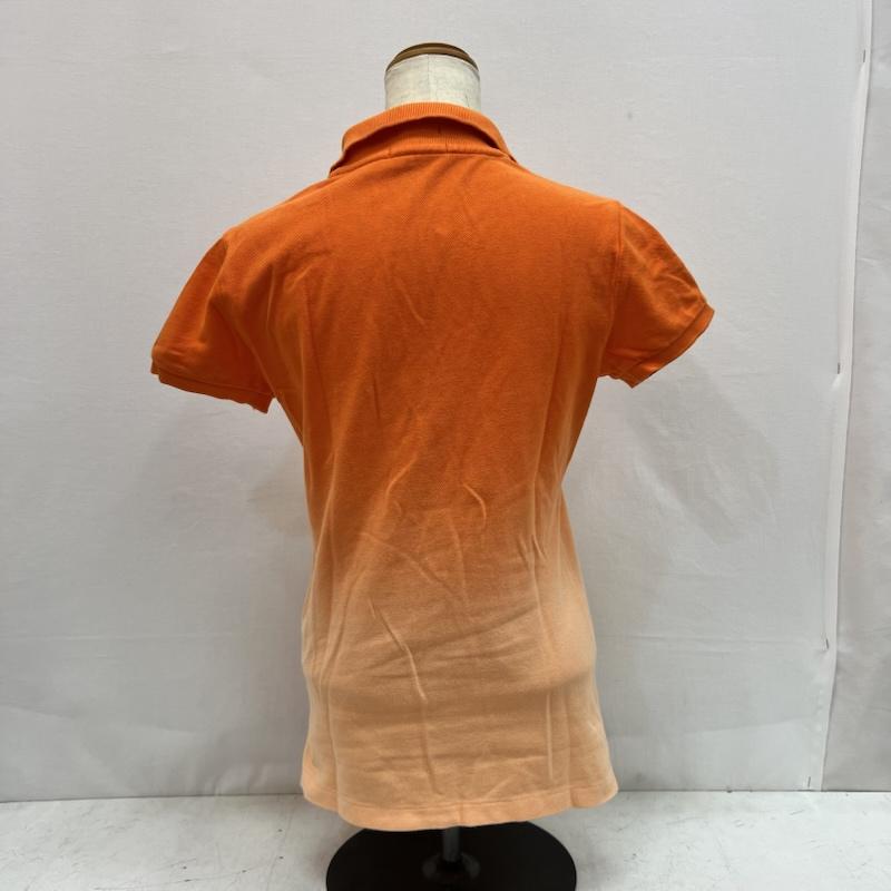 ラルフローレン RALPHLAUREN ポロシャツ 半袖 ビッグポニー グラデーション スキニー ポロシャツ y2k L 橙 / オレンジ / orange レディース USED 古着 中古 50163495