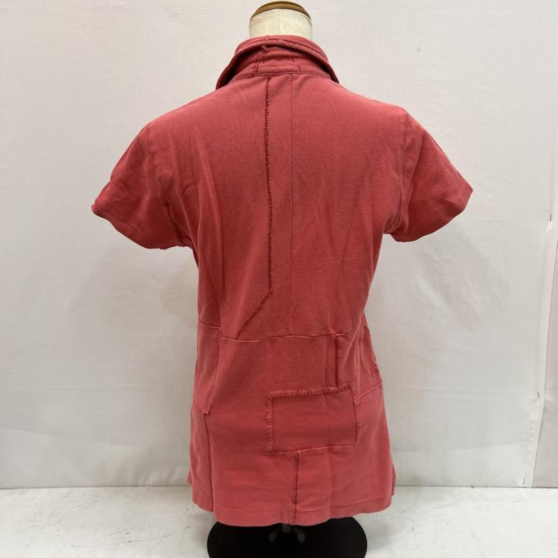 ラルフローレン RALPHLAUREN ポロシャツ 半袖 ビッグポニー パッチワーク スキニー ポロシャツ y2k L 桃 / ピンク / pink レディース USED 古着 中古 50163498