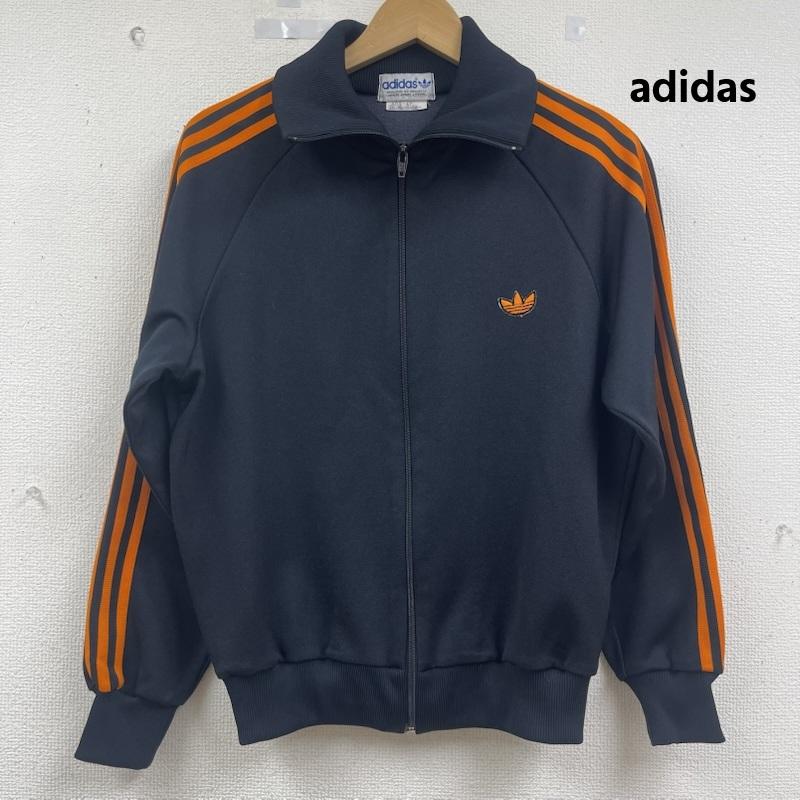 アディダス adidas ジャケット、上着 ジャンパー、ブルゾン 70s 80s デサント製 トラック ジャケット ジャージ ADS-4F 2号 黒 / ブラック / black メンズ USED 古着 中古 50163499