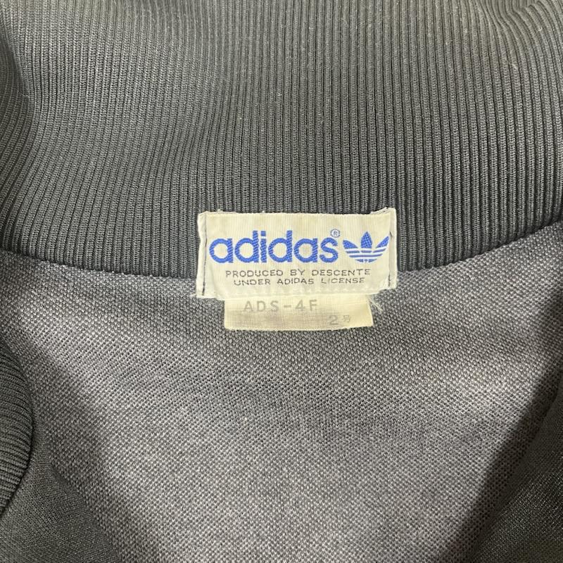 アディダス adidas ジャケット、上着 ジャンパー、ブルゾン 70s 80s デサント製 トラック ジャケット ジャージ ADS-4F 2号 黒 / ブラック / black メンズ USED 古着 中古 50163499