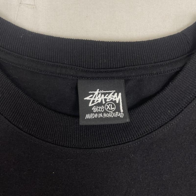 ステューシー STUSSY Tシャツ 半袖 STOCK HONOLULU TEE ロゴ プリント Tシャツ XL 黒 / ブラック / black メンズ USED 古着 中古 50163503