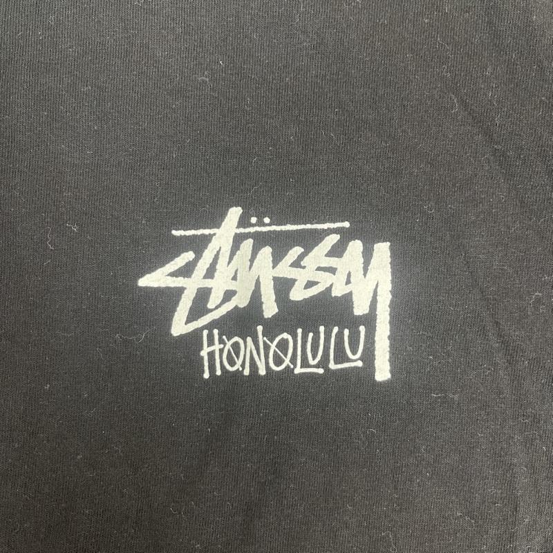 ステューシー STUSSY Tシャツ 半袖 STOCK HONOLULU TEE ロゴ プリント Tシャツ XL 黒 / ブラック / black メンズ USED 古着 中古 50163503