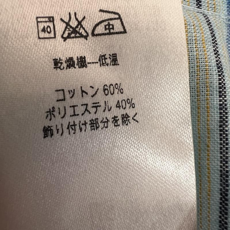 パタゴニア patagonia シャツ、ブラウス 半袖 オーガニックコットン ライトウェイト ブラフサイド シャツ 54121SP17 M ボーダー柄 青 / ブルー / blue メンズ USED 古着 中古 50163504
