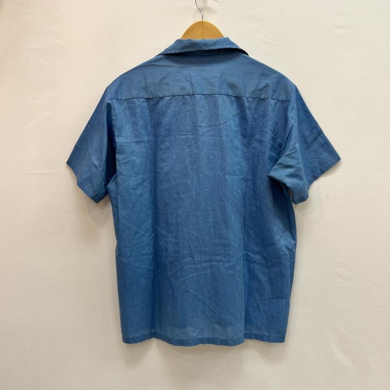 タウンクラフト TOWNCRAFT シャツ、ブラウス 半袖 70s オープンカラーシャツ 開襟 ヴィンテージ M 青 / ブルー / blue メンズ USED 古着 中古 50163505