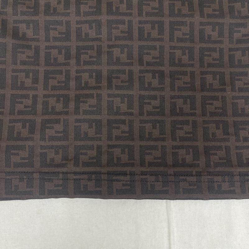 フェンディ FENDI カットソー 半袖 イタリア製 ズッカ柄 FFロゴ 総柄 Tシャツ カットソー 40 茶 / ブラウン / brown レディース USED 古着 中古 50163506