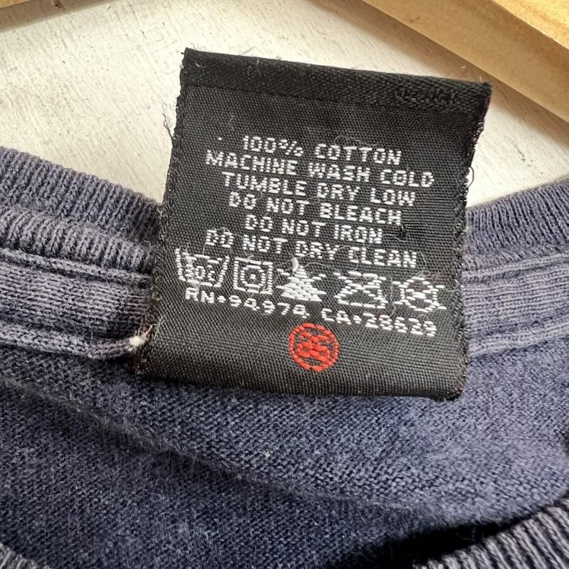 ステューシー STUSSY Tシャツ 長袖 00s ロングスリーブ Tシャツ ロンT オールド XL 紺 / ネイビー / navy メンズ USED 古着 中古 50163508