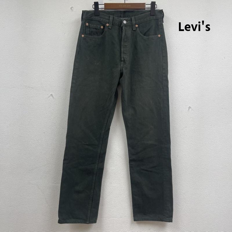 リーバイス Levi s パンツ デニム、ジーンズ 90s 00s 501 ボタンフライ デニム パンツ ダークグリーン 32インチ カーキ / カーキ / khaki メンズ USED 古着 中古 50163510