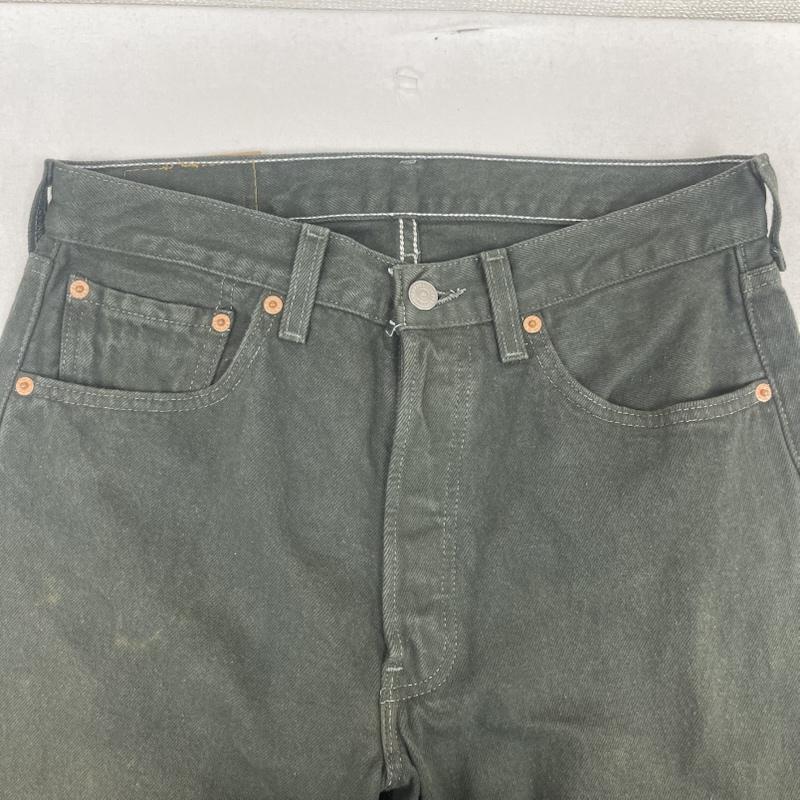 リーバイス Levi s パンツ デニム、ジーンズ 90s 00s 501 ボタンフライ デニム パンツ ダークグリーン 32インチ カーキ / カーキ / khaki メンズ USED 古着 中古 50163510