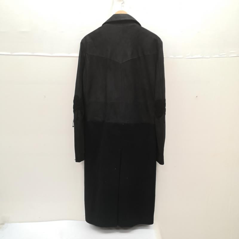 ナンバーナイン NUMBER (N)INE コート コート一般 06AW ノアール期 NOIR期 ドッキング レザー ライダース コート F06-NJ046 3 黒 / ブラック / black メンズ USED 古着 中古 50163513