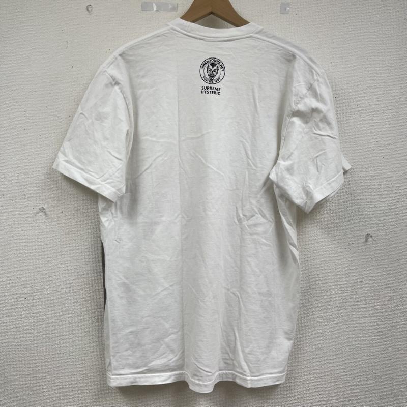 シュプリーム Supreme Tシャツ 半袖 24aw HYSTERIC GLAMOUR コラボ Fuck Tee プリント Tシャツ 白 / ホワイト / white メンズ USED 古着 中古 50163516