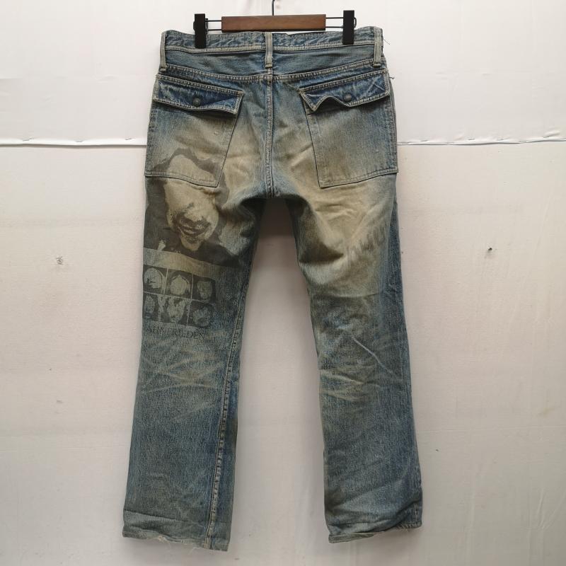 アンダーカバー UNDERCOVER パンツ デニム、ジーンズ 06ss T期 Paint damage denim Pants 6S234-P9 ペイント ダメージ デニムパンツ 3 インディゴ / インディゴ / Indigo メンズ USED 古着 中古 50163517