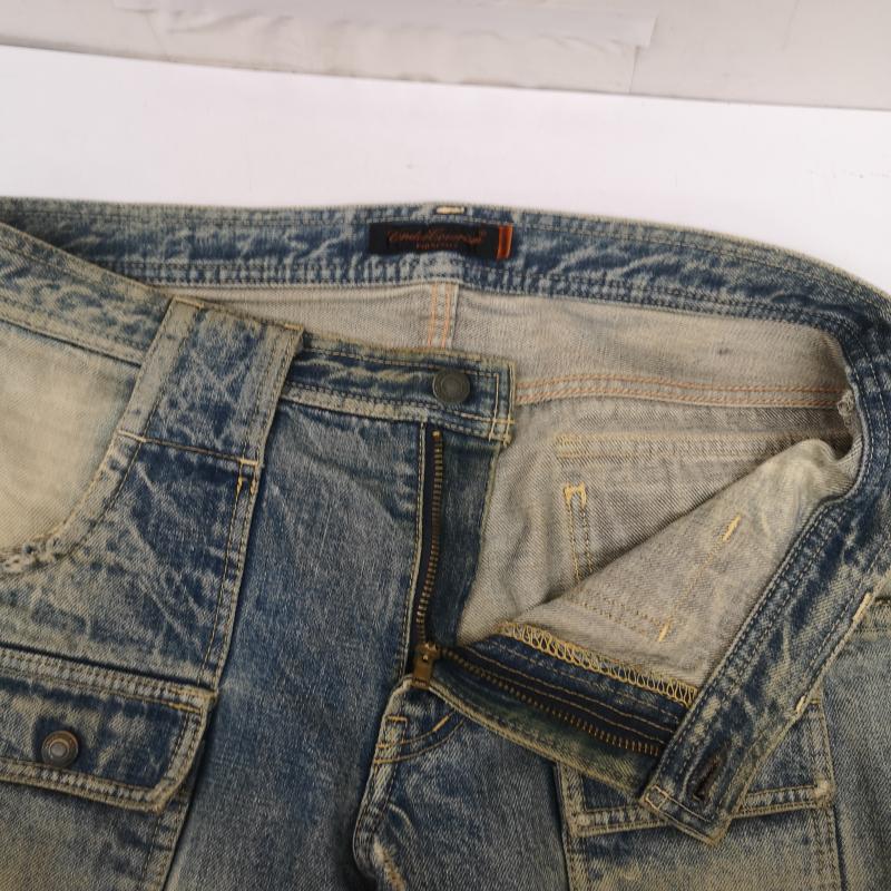 アンダーカバー UNDERCOVER パンツ デニム、ジーンズ 06ss T期 Paint damage denim Pants 6S234-P9 ペイント ダメージ デニムパンツ 3 インディゴ / インディゴ / Indigo メンズ USED 古着 中古 50163517