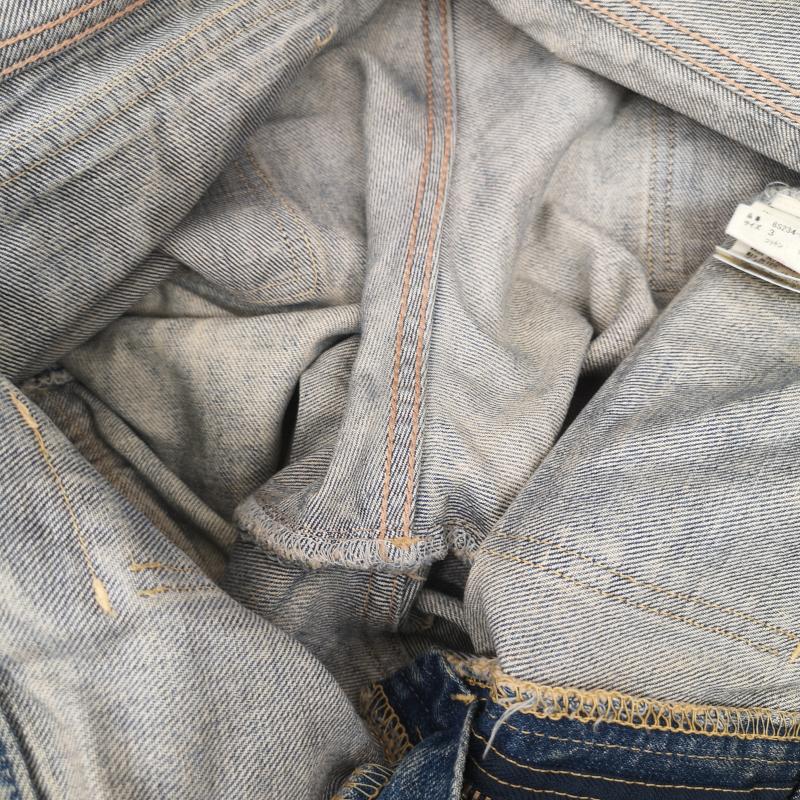 アンダーカバー UNDERCOVER パンツ デニム、ジーンズ 06ss T期 Paint damage denim Pants 6S234-P9 ペイント ダメージ デニムパンツ 3 インディゴ / インディゴ / Indigo メンズ USED 古着 中古 50163517