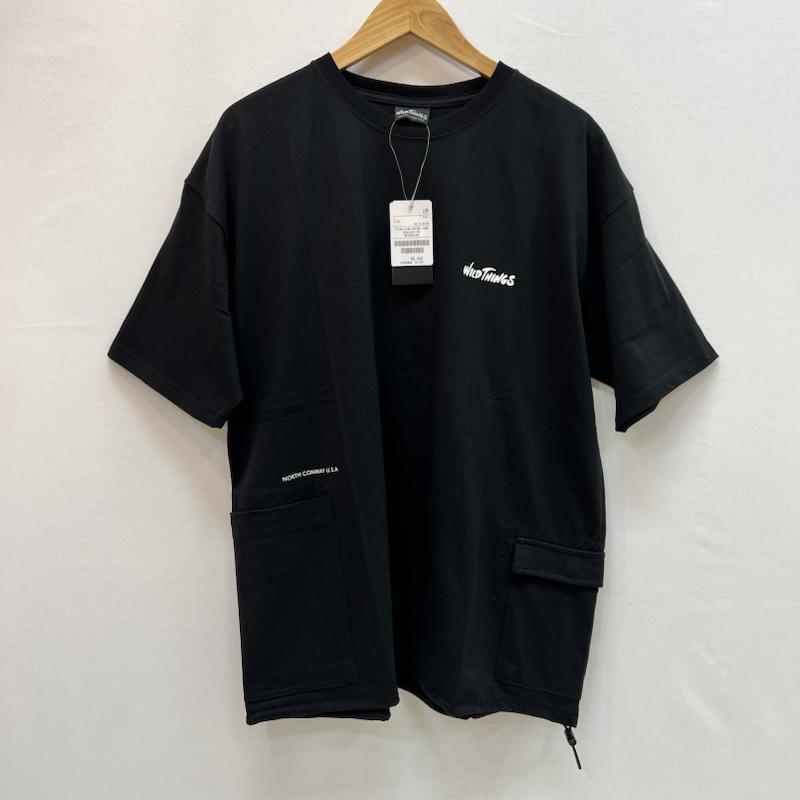 ワイルドシングス WILD THINGS Tシャツ 半袖 フリークスストア別注 サイドポケット Ｔシャツ L 黒 / ブラック / black メンズ USED 古着 中古 50163519