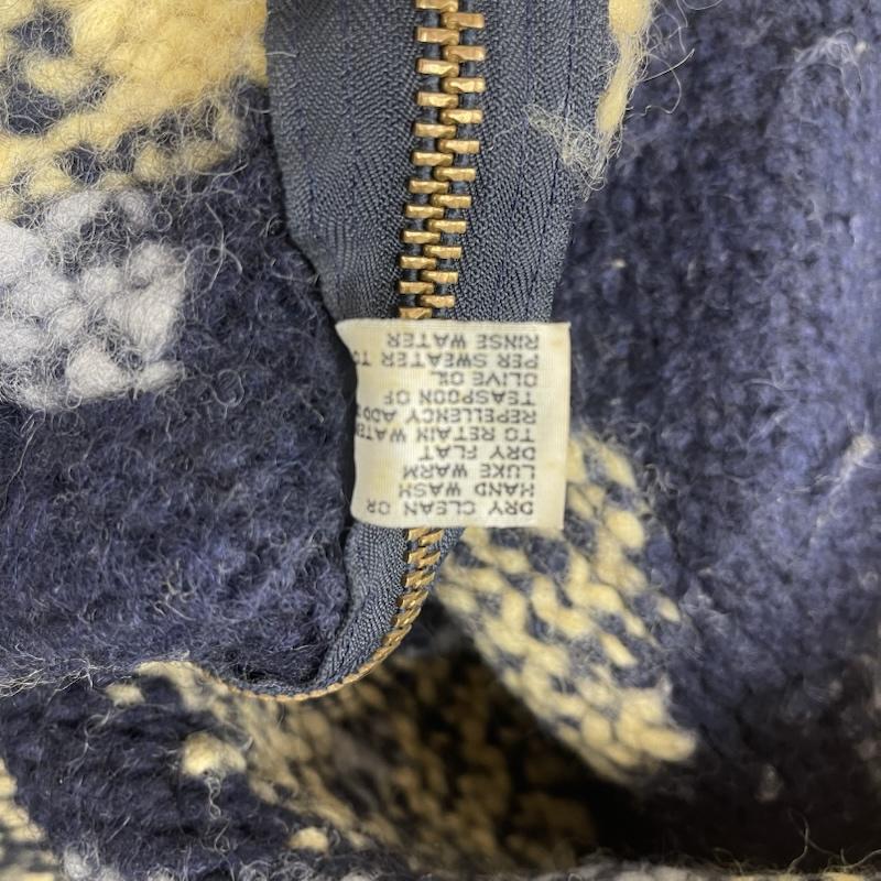 カナディアンセーター Canadian Sweater Company Ltd. ニット、セーター 長袖 スノーフレーク レザータブ ジップアップ カウチン セーター マルチカラー / マルチカラー / multicolor メンズ USED 古着 中古 50163522