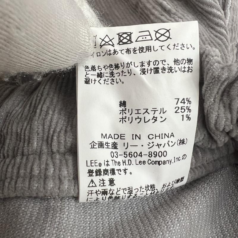 リー Lee パンツ ショートパンツ ナノユニバース別注 コーデュロイショーツ クールマックス M 灰 / グレー / gray メンズ USED 古着 中古 50163528