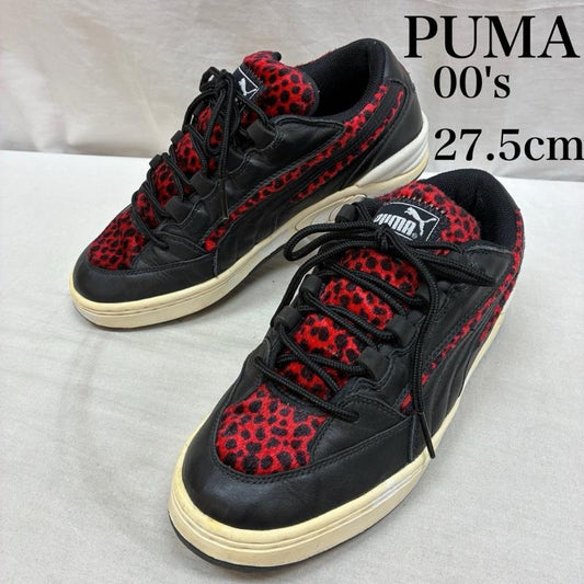 プーマ PUMA スニーカー スニーカー 00s REMO SPOT レモ スポット レオパード オールド ローカット スニーカー 27.5cm メンズ USED 古着 中古 50163535