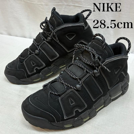 ナイキ NIKE スニーカー スニーカー AIR MORE UPTEMPO BLACK エア モア アップテンポ ブラック 414962-004 モアテン スニーカー 28.5cm メンズ USED 古着 中古 50163538