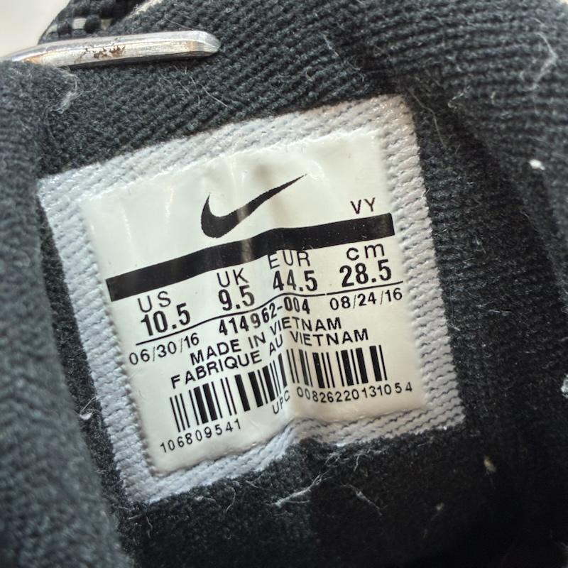 ナイキ NIKE スニーカー スニーカー AIR MORE UPTEMPO BLACK エア モア アップテンポ ブラック 414962-004 モアテン スニーカー 28.5cm メンズ USED 古着 中古 50163538