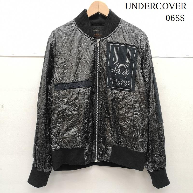 アンダーカバー UNDERCOVER ジャケット、上着 ジャンパー、ブルゾン 06SS T期 パッチ 付き ボンバー ジャケット 6s257-b11 2 黒 / ブラック / black メンズ USED 古着 中古 50163539