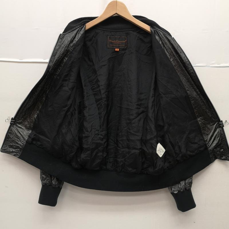 アンダーカバー UNDERCOVER ジャケット、上着 ジャンパー、ブルゾン 06SS T期 パッチ 付き ボンバー ジャケット 6s257-b11 2 黒 / ブラック / black メンズ USED 古着 中古 50163539
