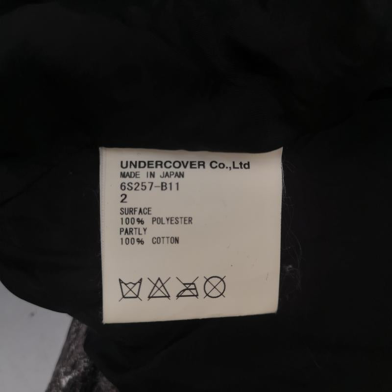 アンダーカバー UNDERCOVER ジャケット、上着 ジャンパー、ブルゾン 06SS T期 パッチ 付き ボンバー ジャケット 6s257-b11 2 黒 / ブラック / black メンズ USED 古着 中古 50163539