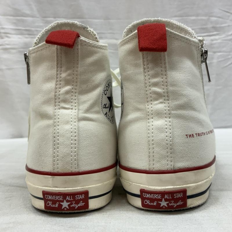 コンバース CONVERSE スニーカー スニーカー DENHAM ALL STAR 100 HI デンハム オールスター ハイカット スニーカー サイドジップ キャンバス 1CL292 28.0cm メンズ USED 古着 中古 50163542