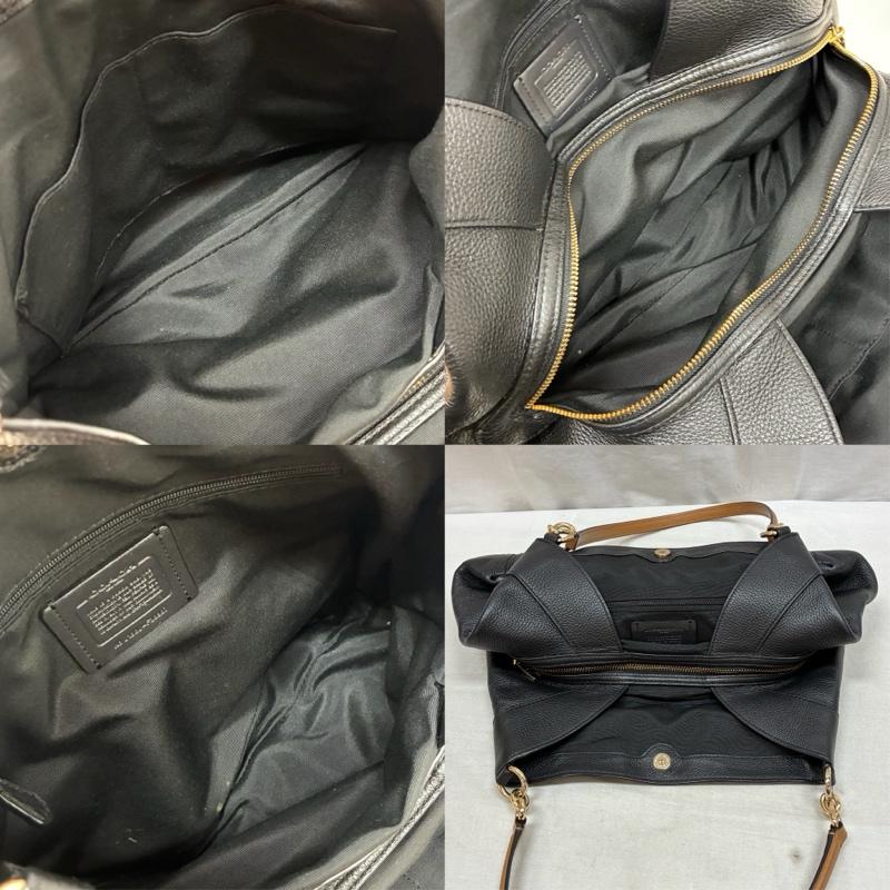 コーチ COACH ショルダーバッグ ショルダーバッグ F38987 シボ革 レザー 肩掛け ショルダー バッグ A4収納 ゴールド金具 - レディース USED 古着 中古 50163549