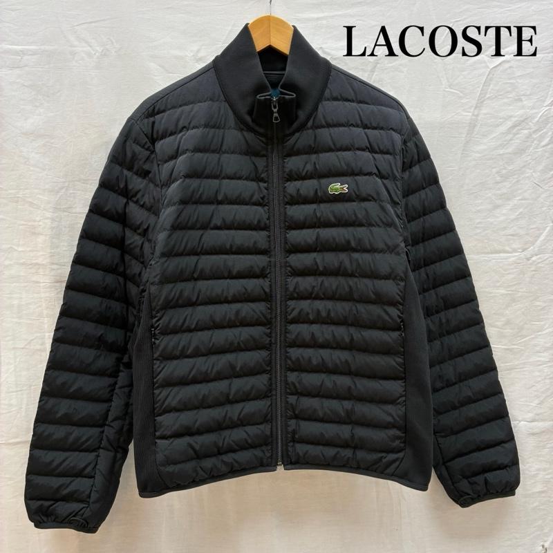 ラコステ LACOSTE ジャケット、上着 ダウンジャケット 22AW サイド リブ ニット スタンド カラー キルティング ダウン ジャケット BH2301L 48 メンズ USED 古着 中古 50163559