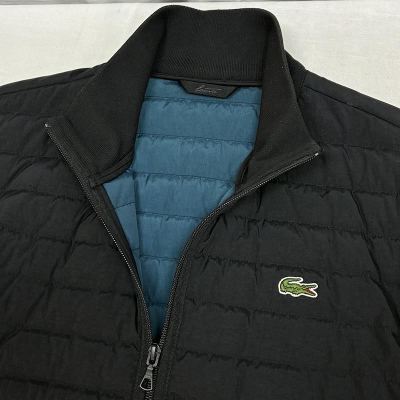 ラコステ LACOSTE ジャケット、上着 ダウンジャケット 22AW サイド リブ ニット スタンド カラー キルティング ダウン ジャケット BH2301L 48 メンズ USED 古着 中古 50163559