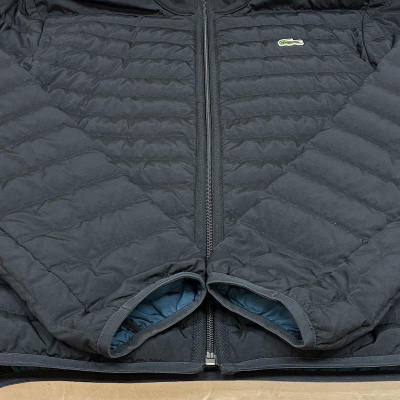 ラコステ LACOSTE ジャケット、上着 ダウンジャケット 22AW サイド リブ ニット スタンド カラー キルティング ダウン ジャケット BH2301L 48 メンズ USED 古着 中古 50163559
