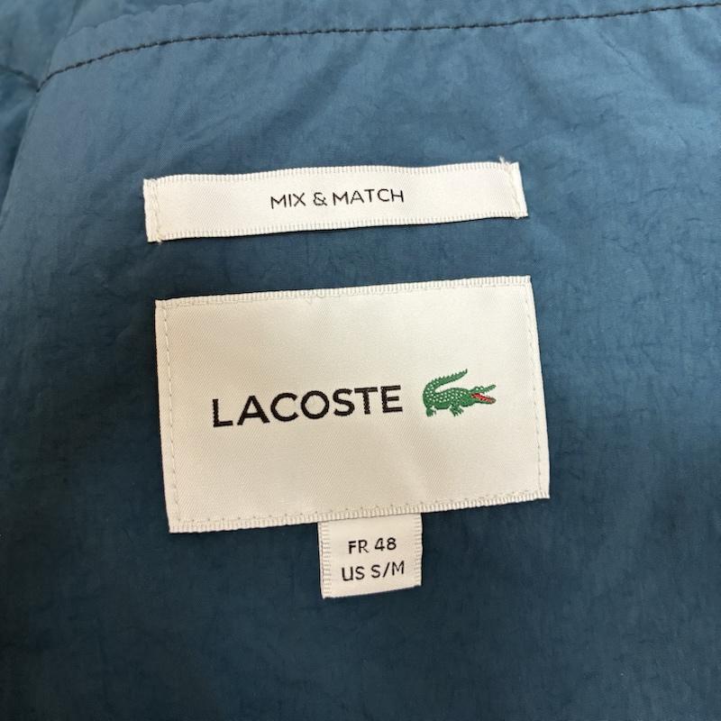 ラコステ LACOSTE ジャケット、上着 ダウンジャケット 22AW サイド リブ ニット スタンド カラー キルティング ダウン ジャケット BH2301L 48 メンズ USED 古着 中古 50163559