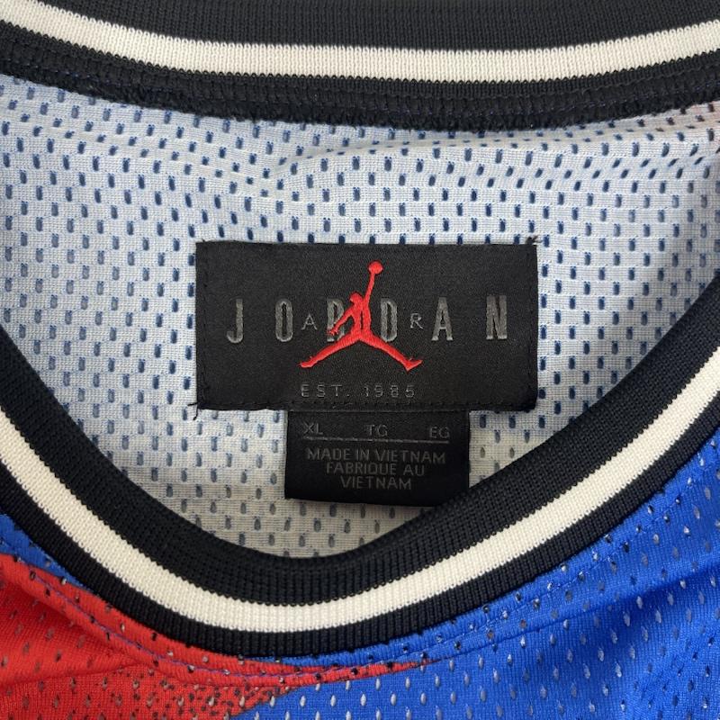 エアジョーダン AIR JORDAN カットソー 半袖 Paris Saint-Germain コラボ Mesh Short-Sleeve Top Tシャツ XL 青 / ブルー / blue メンズ USED 古着 中古 50163560