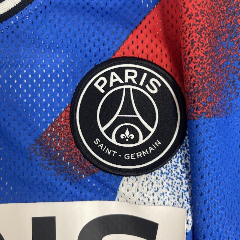 エアジョーダン AIR JORDAN カットソー 半袖 Paris Saint-Germain コラボ Mesh Short-Sleeve Top Tシャツ XL 青 / ブルー / blue メンズ USED 古着 中古 50163560