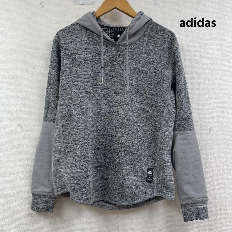 アディダス adidas パーカー 長袖 REIGNING CHAMP コラボ プルオーバー パーカー br3436 S 灰 / グレー / gray メンズ USED 古着 中古 50163561