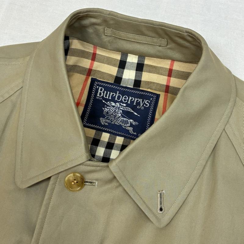 バーバリー BURBERRY コート コート一般 90s 裏ノバチェック ステンカラー コート - メンズ USED 古着 中古 50163563