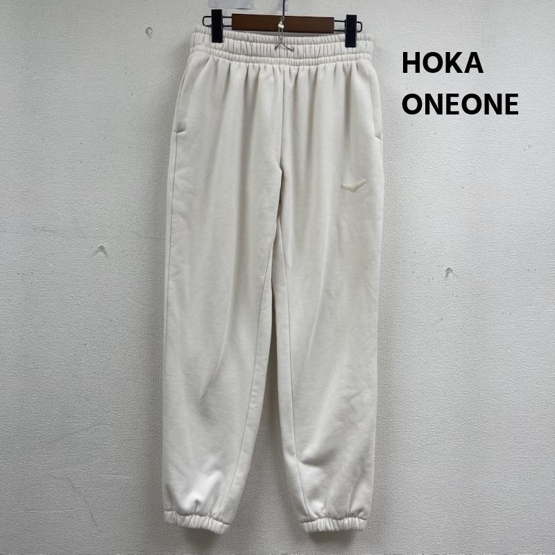 ホカ オネオネ HOKA ONEONE パンツ ワークパンツ、ペインターパンツ ロゴ パッチ スウェット ジョガー パンツ 1141770 オフホワイト / オフホワイト / メンズ USED 古着 中古 50163564