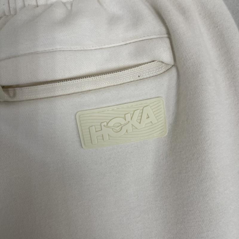ホカ オネオネ HOKA ONEONE パンツ ワークパンツ、ペインターパンツ ロゴ パッチ スウェット ジョガー パンツ 1141770 オフホワイト / オフホワイト / メンズ USED 古着 中古 50163564