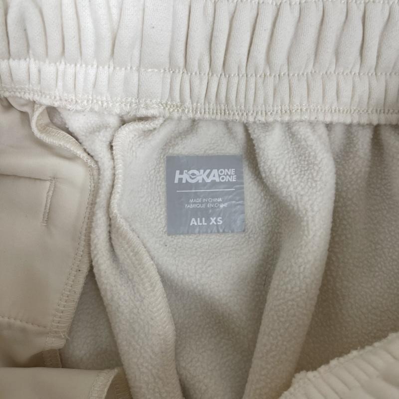 ホカ オネオネ HOKA ONEONE パンツ ワークパンツ、ペインターパンツ ロゴ パッチ スウェット ジョガー パンツ 1141770 オフホワイト / オフホワイト / メンズ USED 古着 中古 50163564