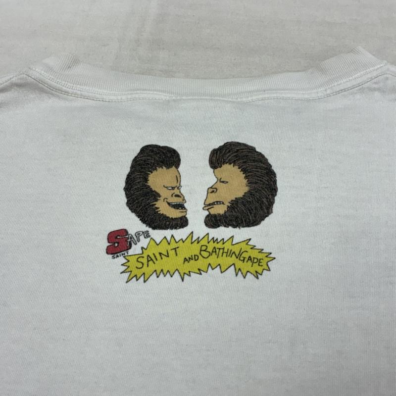 セントマイケル SAINT MICHAEL Tシャツ 半袖 A BATHING APE ア ベイシング エイプ 23ss AP SS TEE ヴィンテージ加工 Tシャツ SM-S23-0000-110 M メンズ USED 古着 中古 50163565