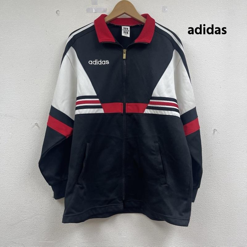 アディダス adidas ジャケット、上着 ジャンパー、ブルゾン 90s デサント製 トラック ジャケット ジャージ as-2732 L 黒 / ブラック / black メンズ USED 古着 中古 50163567