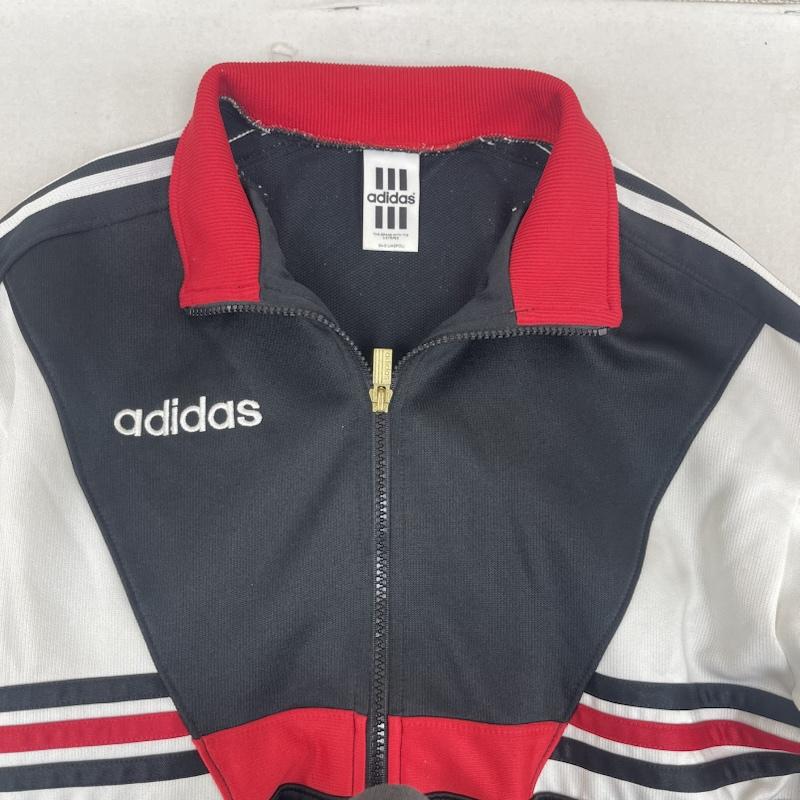 アディダス adidas ジャケット、上着 ジャンパー、ブルゾン 90s デサント製 トラック ジャケット ジャージ as-2732 L 黒 / ブラック / black メンズ USED 古着 中古 50163567