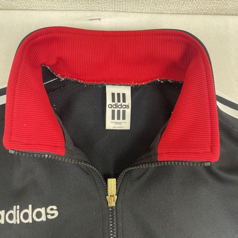 アディダス adidas ジャケット、上着 ジャンパー、ブルゾン 90s デサント製 トラック ジャケット ジャージ as-2732 L 黒 / ブラック / black メンズ USED 古着 中古 50163567