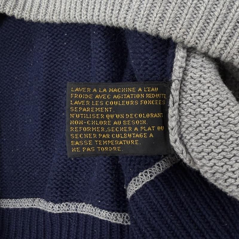 エディーバウアー Eddie Bauer ニット、セーター 長袖 90s ヴィンテージ 配色 切替 デザイン クルーネック セーター ニット プルオーバー アウトドア クレイジーパターン M 無地 マルチカラー / マルチカラー / multicolor メンズ USED 古着 中古 50163569